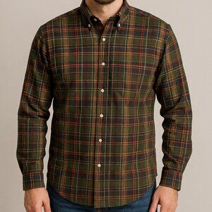 Ralph Lauren Classic Fit Plaid Button Down Shirt XL Long Sleeve Multicolor